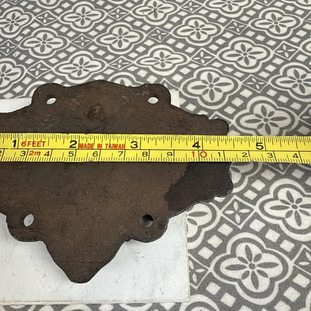 Vintage Cast Iron Bull Head Longhorn Door Knocker Farmhouse Decor. 4.5